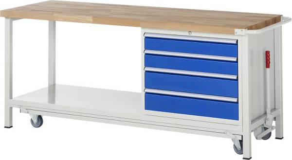 Etabli abaissable RAU 8000 - modèle 8262, L2000 x P700 x H880 mm, 15-8262A6-207B4F.11