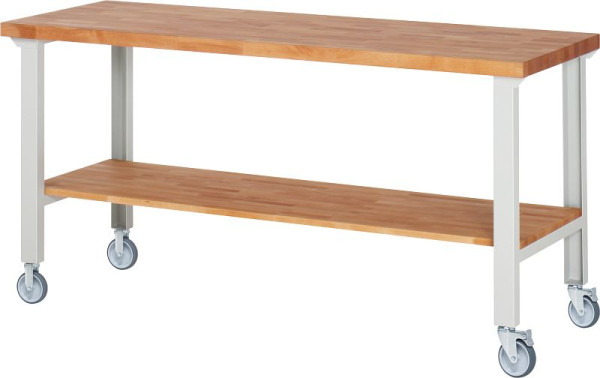 Établi mobile RAU 7000-7, 2000x700x1000mm, 2 roulettes fixes et pivotantes chacune, 05-7000-7-207B4S22.12