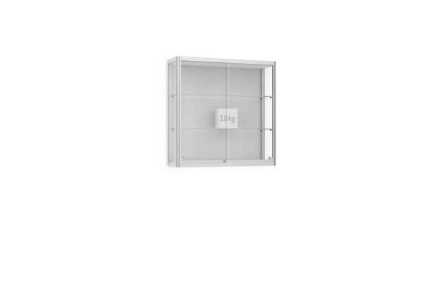 Vitrine murale WSM FACTORY 600, 1000 x 1000 mm, 104100001