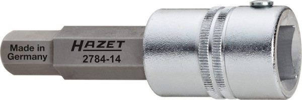 Hazet Douille de tournevis pour étrier de frein, carré creux 20 mm (3/4"), profil de douille hexagonale, 14 mm, 2784-14