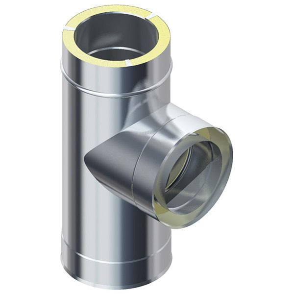 Solarbayer cheminée extérieure pièce en T 90 degrés 200/0,5mm, 530050501