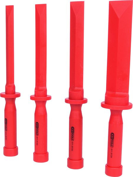 Jeu de burins souples KS Tools, 4 pièces, 19-38 mm, 911.8130