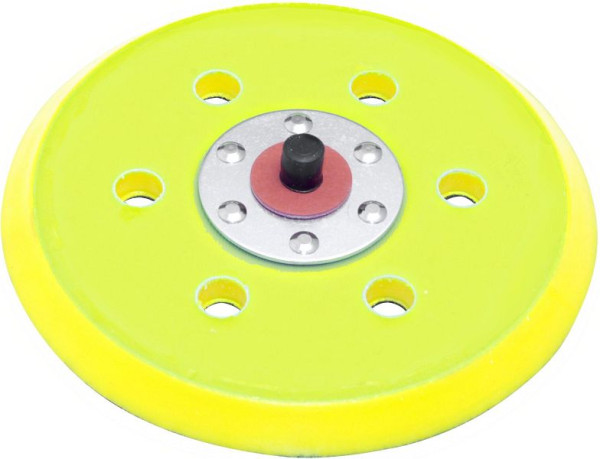 Plateau de ponçage Hazet, dureté moyenne, fixation velcro, Ø 150 mm avec fixation filetée 5/16", poids net : 0,11 kg, 9033-010