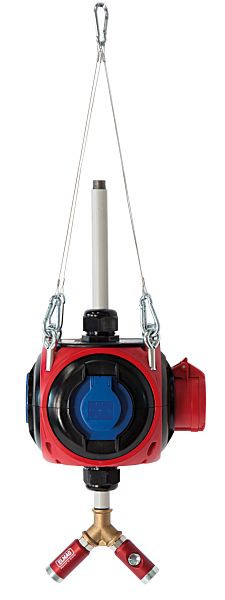 Distributeur d'énergie suspendu ELMAG POWER CUBE II pour air comprimé/électricité, 43321