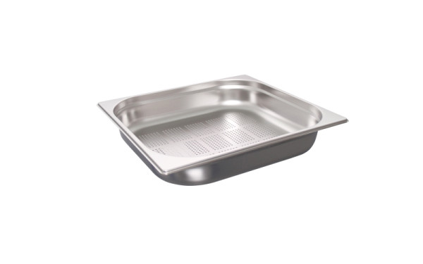 Récipient Schneider GN en acier inoxydable, modèle perforé, GN2/3 - 354x325x65 mm, 5,25L, 530310
