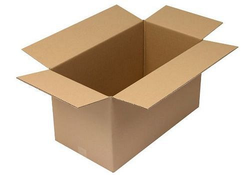 Boîte pliante en carton ondulé TransPak à 2 parois, dimensions intérieures 650 x 350 x 370 mm, qualité 2,35BC, lot de 20, 299402