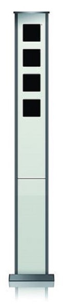 Colonne de communication TCS, non équipée pour 4 modules AMI, autoportante hauteur 1,30 m, K34AP