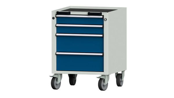 Etablis ANKE, conteneur mobile, modèle 54 V, 570 x 615 x 750 mm, RAL 7035/5010, bac, 450.158