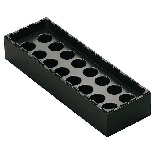 Bedrunka+Hirth Séparateur de tiroir Aqurado, pour 16 pinces de serrage ER25, dimensions en mm (LxPxH) : 288 x 96 x 48, 03.AQ-2119