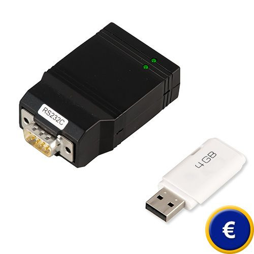 Enregistreur de données PCE Instruments avec adaptateur de stockage USB pour par ex. B. Balances, PCE-USM