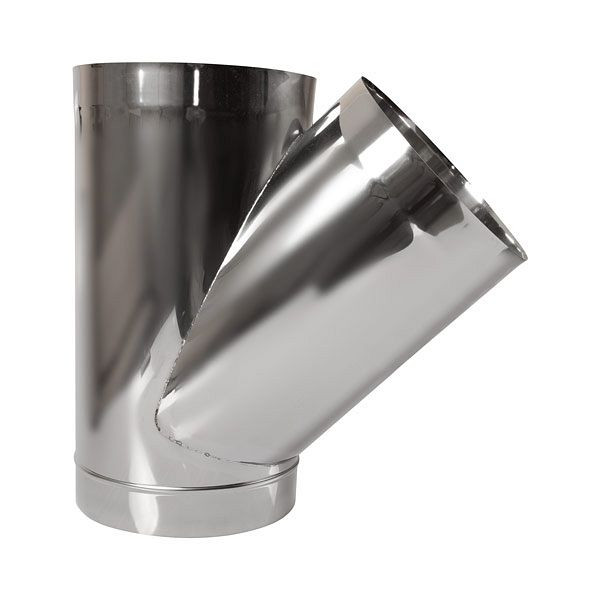 Tube d'arbre HKW 500 mm en acier inoxydable Ø 300 mm avec sortie à 45°, 708277