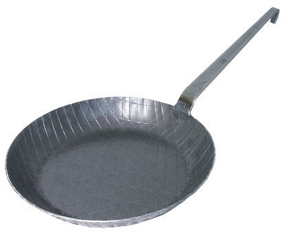 Plat de service Contacto 24 cm, profondeur, en fer forgé à froid, 5250/240