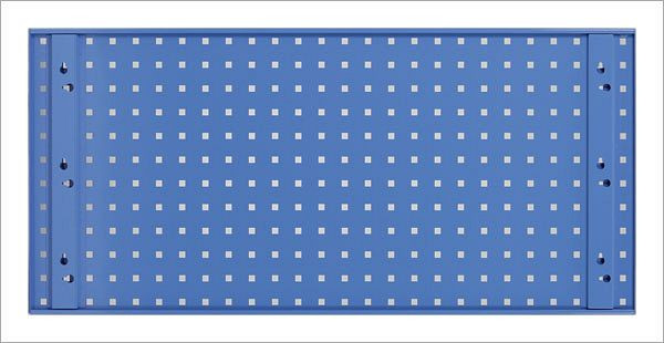 Plaque perforée ADB, L 987 x L 456 mm, coloris : bleu, RAL 5012, 23097